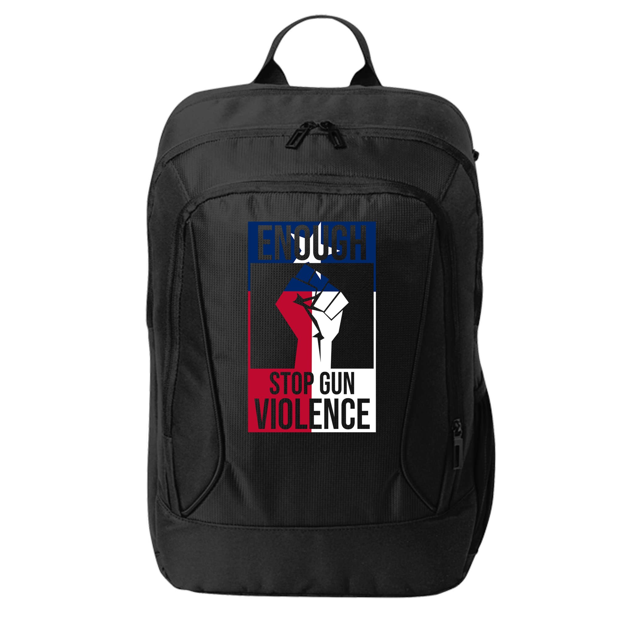 Enough Stop Gun Violence Texas Fist City Backpack