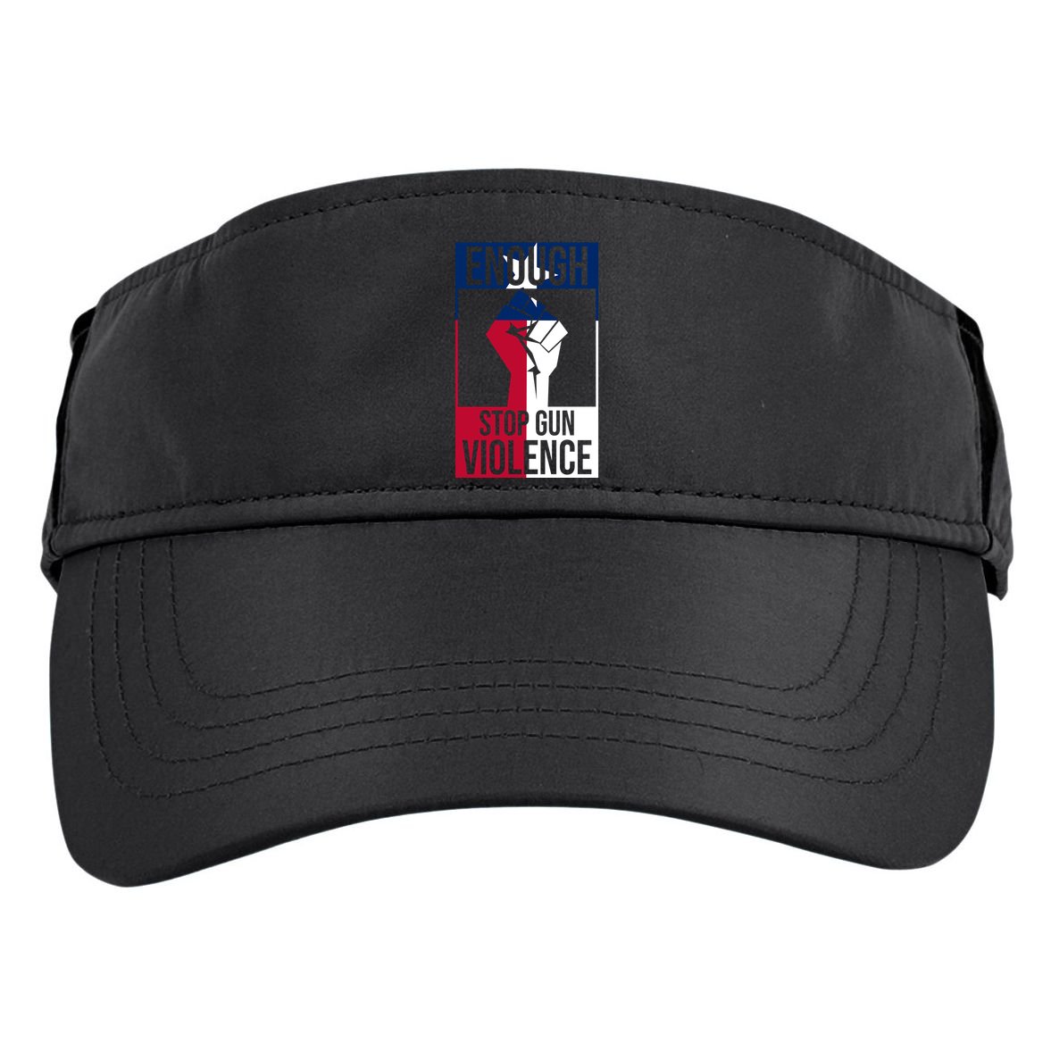 Enough Stop Gun Violence Texas Fist Adult Drive Performance Visor
