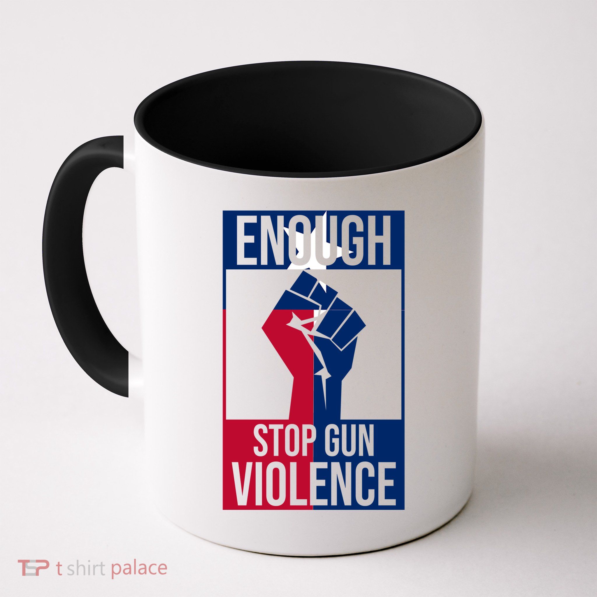 Enough Stop Gun Violence Texas Fist Mug