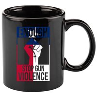 Enough Stop Gun Violence Texas Fist 11oz C Handle Ceramic Mug