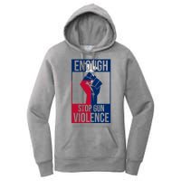 Enough Stop Gun Violence Texas Fist Women's Pullover Hoodie