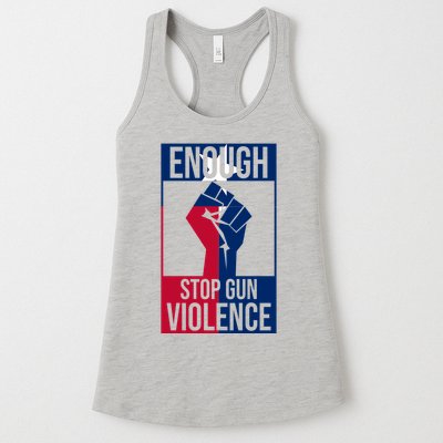 Enough Stop Gun Violence Texas Fist Womens Tank Top