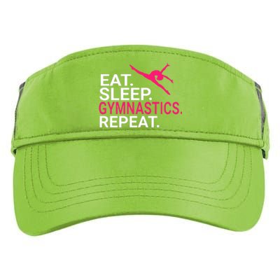 Eat Sleep Gymnastics Repeat Funny Gift Christmas Gift Sports Adult Drive Performance Visor