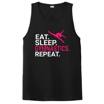 Eat Sleep Gymnastics Repeat Funny Gift Christmas Gift Sports PosiCharge Competitor Tank