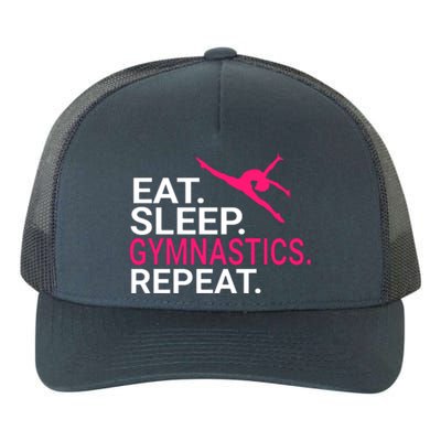 Eat Sleep Gymnastics Repeat Funny Gift Christmas Gift Sports Yupoong Adult 5-Panel Trucker Hat