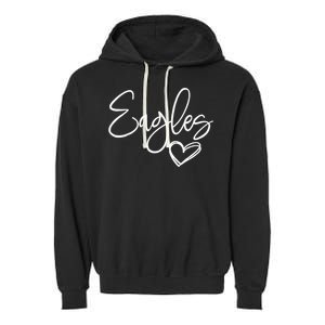 Eagles Spirit Gear for Sports Enthusiasts Garment-Dyed Fleece Hoodie