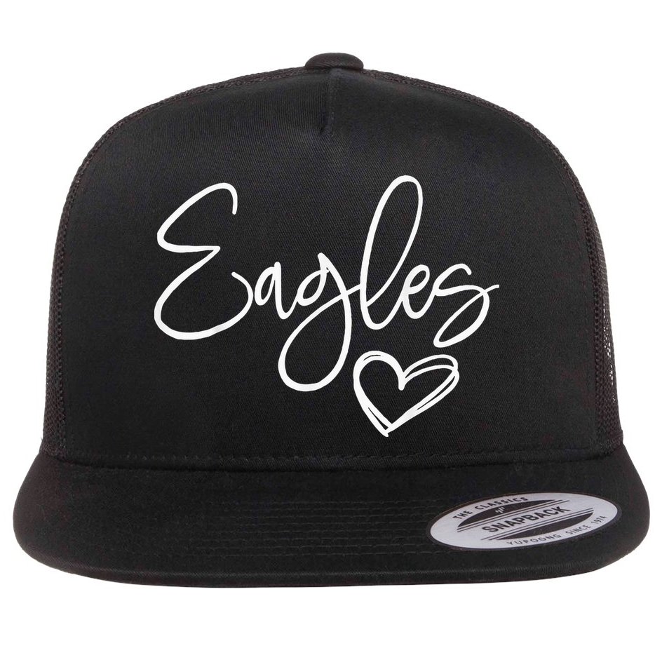 Eagles Spirit Gear for Sports Enthusiasts Flat Bill Trucker Hat