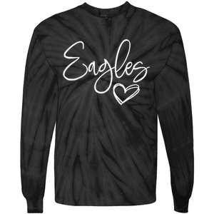 Eagles Spirit Gear for Sports Enthusiasts Tie-Dye Long Sleeve Shirt