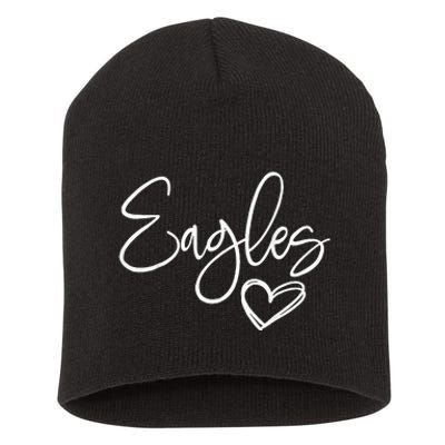 Eagles Spirit Gear for Sports Enthusiasts Short Acrylic Beanie