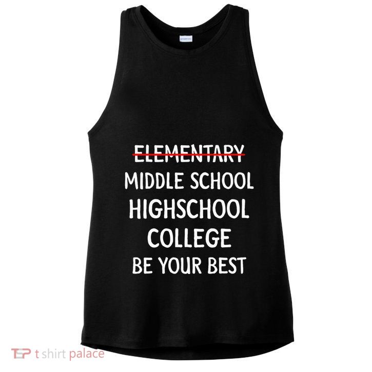 Elementary School Graduation 6th Grade Graduate Ladies PosiCharge Tri-Blend Wicking Tank