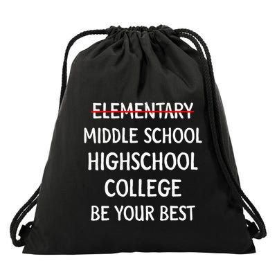 Elementary School Graduation 6th Grade Graduate Drawstring Bag