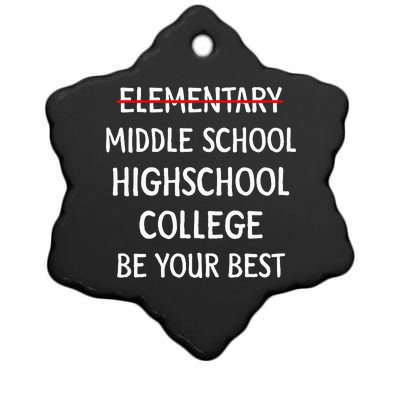 Elementary School Graduation 6th Grade Graduate Ceramic Star Ornament