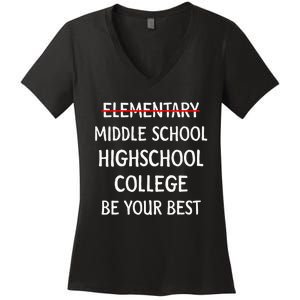 Elementary School Graduation 6th Grade Graduate Women's V-Neck T-Shirt