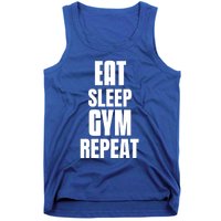 Eat Sleep Gym Repeat Funny Back Gym Funny Cute Gift Tank Top