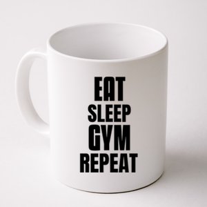 Eat Sleep Gym Repeat Funny Back Gym Funny Cute Gift Coffee Mug