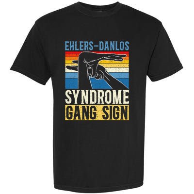 Ehlersdanlos Syndrome Gang Sign Eds And Hsd Awareness Month Garment-Dyed Heavyweight T-Shirt