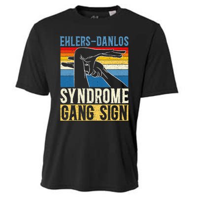 Ehlersdanlos Syndrome Gang Sign Eds And Hsd Awareness Month Cooling Performance Crew T-Shirt