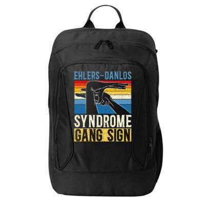 Ehlersdanlos Syndrome Gang Sign Eds And Hsd Awareness Month City Backpack