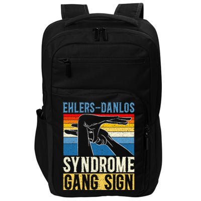 Ehlersdanlos Syndrome Gang Sign Eds And Hsd Awareness Month Impact Tech Backpack