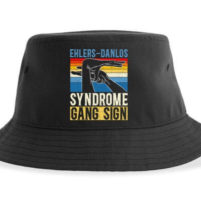 Ehlersdanlos Syndrome Gang Sign Eds And Hsd Awareness Month Sustainable Bucket Hat