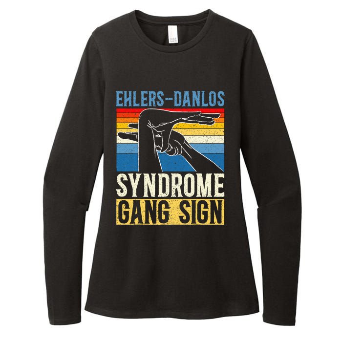 Ehlersdanlos Syndrome Gang Sign Eds And Hsd Awareness Month Womens CVC Long Sleeve Shirt