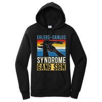 Ehlersdanlos Syndrome Gang Sign Eds And Hsd Awareness Month Women's Pullover Hoodie