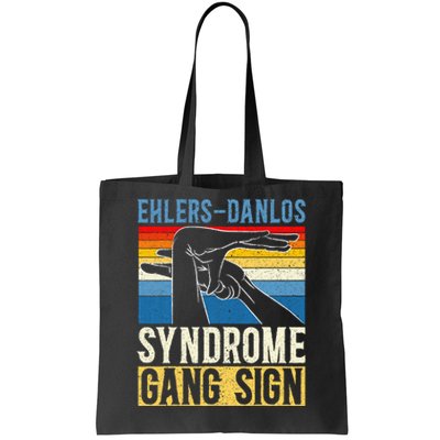 Ehlersdanlos Syndrome Gang Sign Eds And Hsd Awareness Month Tote Bag