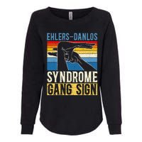 Ehlersdanlos Syndrome Gang Sign Eds And Hsd Awareness Month Womens California Wash Sweatshirt