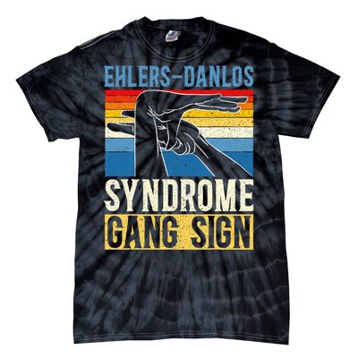 Ehlersdanlos Syndrome Gang Sign Eds And Hsd Awareness Month Tie-Dye T-Shirt