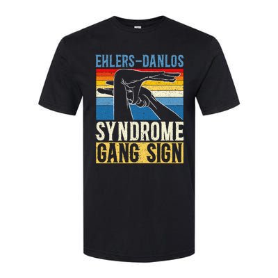 Ehlersdanlos Syndrome Gang Sign Eds And Hsd Awareness Month Softstyle CVC T-Shirt