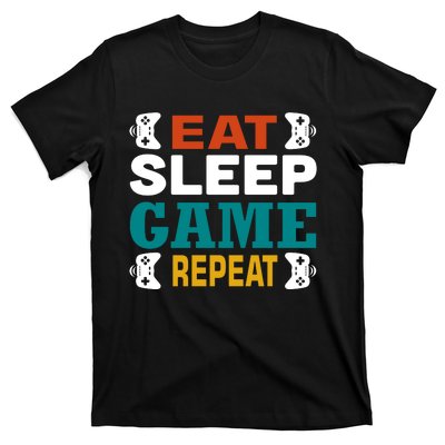 Eat Sleep Game Repeat T-Shirt