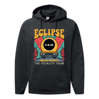 Eclipse Solar Groove Totality Retro 4.8.24 Performance Fleece Hoodie