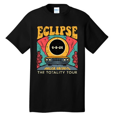 Eclipse Solar Groove Totality Retro 4.8.24 Tall T-Shirt