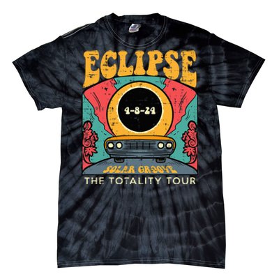 Eclipse Solar Groove Totality Retro 4.8.24 Tie-Dye T-Shirt