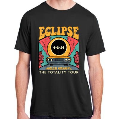 Eclipse Solar Groove Totality Retro 4.8.24 Adult ChromaSoft Performance T-Shirt