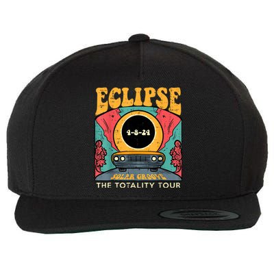 Eclipse Solar Groove Totality Retro 4.8.24 Wool Snapback Cap