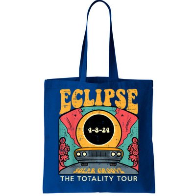 Eclipse Solar Groove Totality Retro 4.8.24 Tote Bag