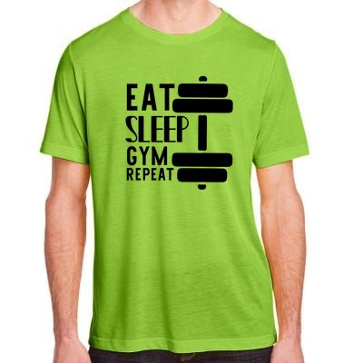 Eat Sleep Gym Repeat Adult ChromaSoft Performance T-Shirt