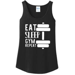 Eat Sleep Gym Repeat Ladies Essential Tank