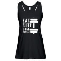 Eat Sleep Gym Repeat Ladies Essential Flowy Tank