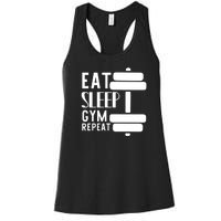 Eat Sleep Gym Repeat Women's Racerback Tank