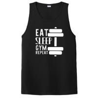 Eat Sleep Gym Repeat PosiCharge Competitor Tank