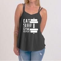 Eat Sleep Gym Repeat Women's Strappy Tank