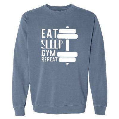 Eat Sleep Gym Repeat Garment-Dyed Sweatshirt