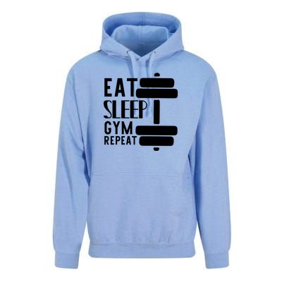 Eat Sleep Gym Repeat Unisex Surf Hoodie