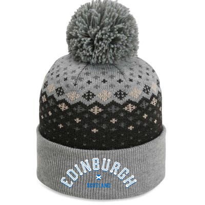 Edinburgh Scotland Gift The Baniff Cuffed Pom Beanie