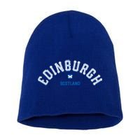 Edinburgh Scotland Gift Short Acrylic Beanie