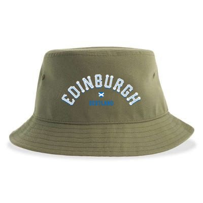 Edinburgh Scotland Gift Sustainable Bucket Hat