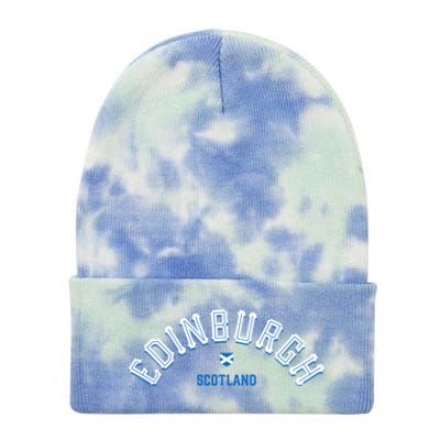 Edinburgh Scotland Gift Tie Dye 12in Knit Beanie