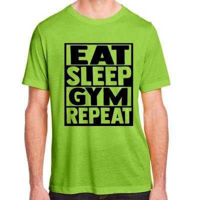 Eat Sleep Gym Repeat Fitness Fitness Motivation Weight Meaningful Gift Adult ChromaSoft Performance T-Shirt